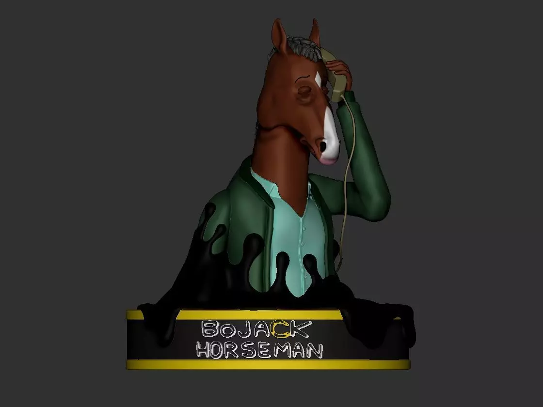 Bojack Horseman 3D print model_0