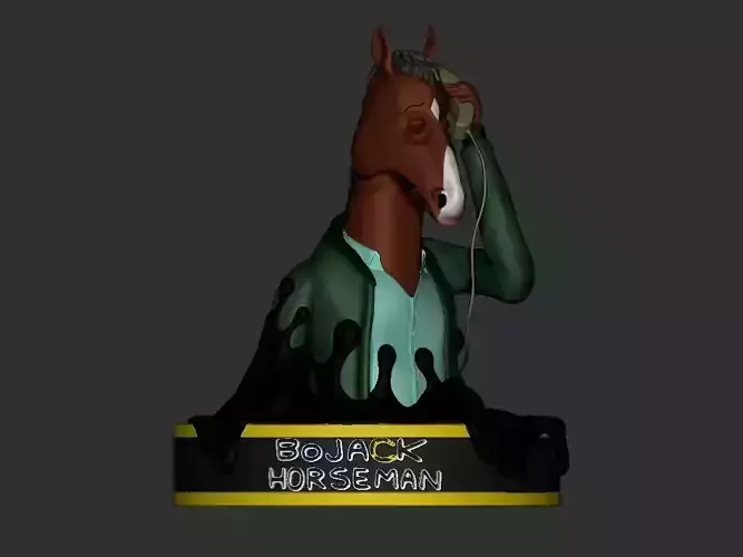 Bojack Horseman 3D print model