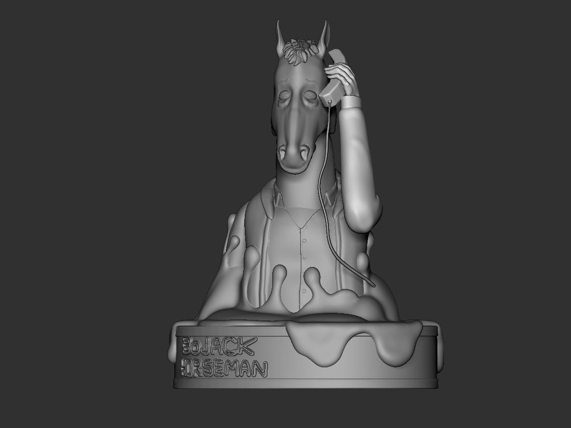 Bojack Horseman 3D print model_7