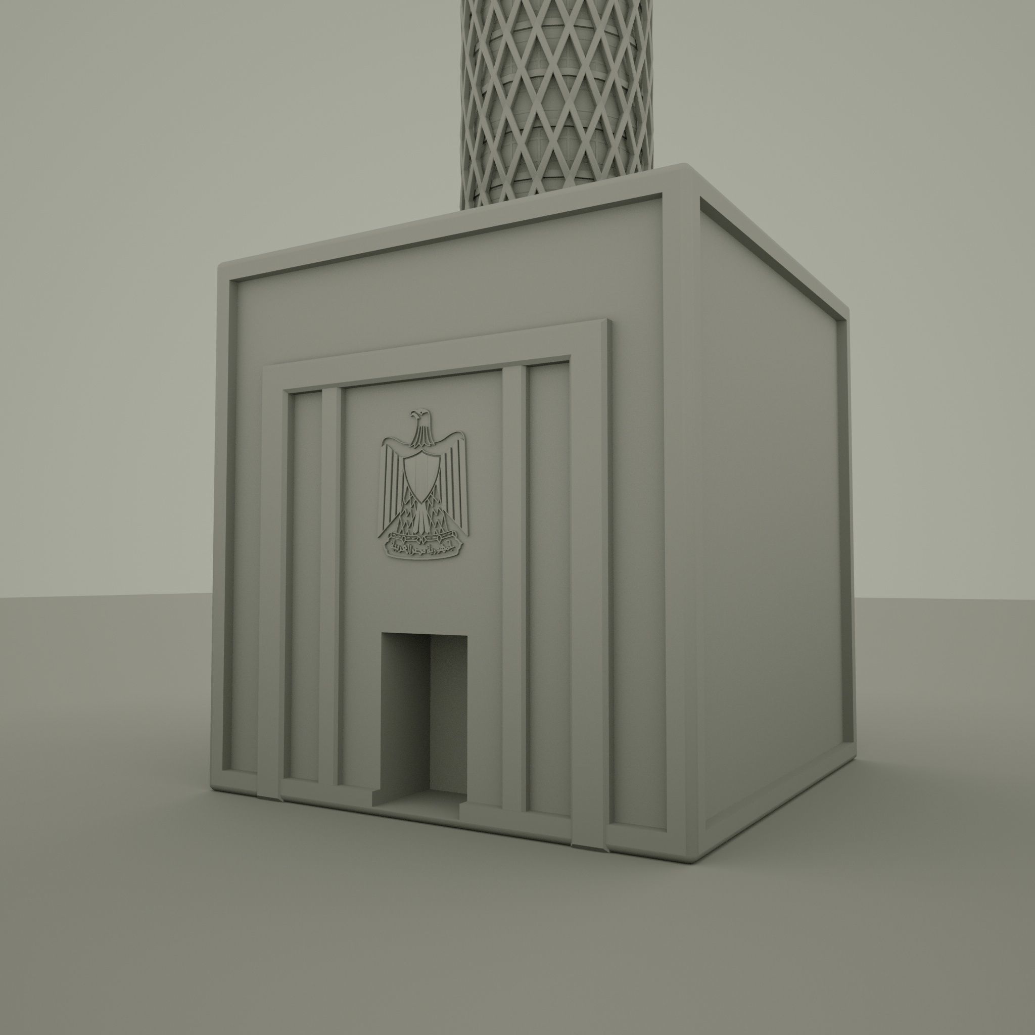 Cairo Tower Free 3D model_2