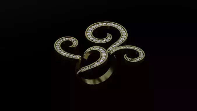 Women Ring print model