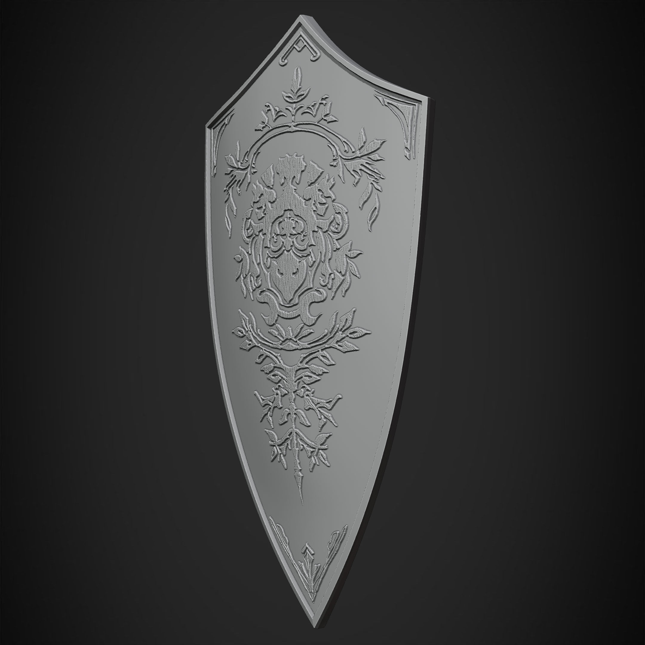 Dark Souls Crest Shield for Cosplay 3D print model_15