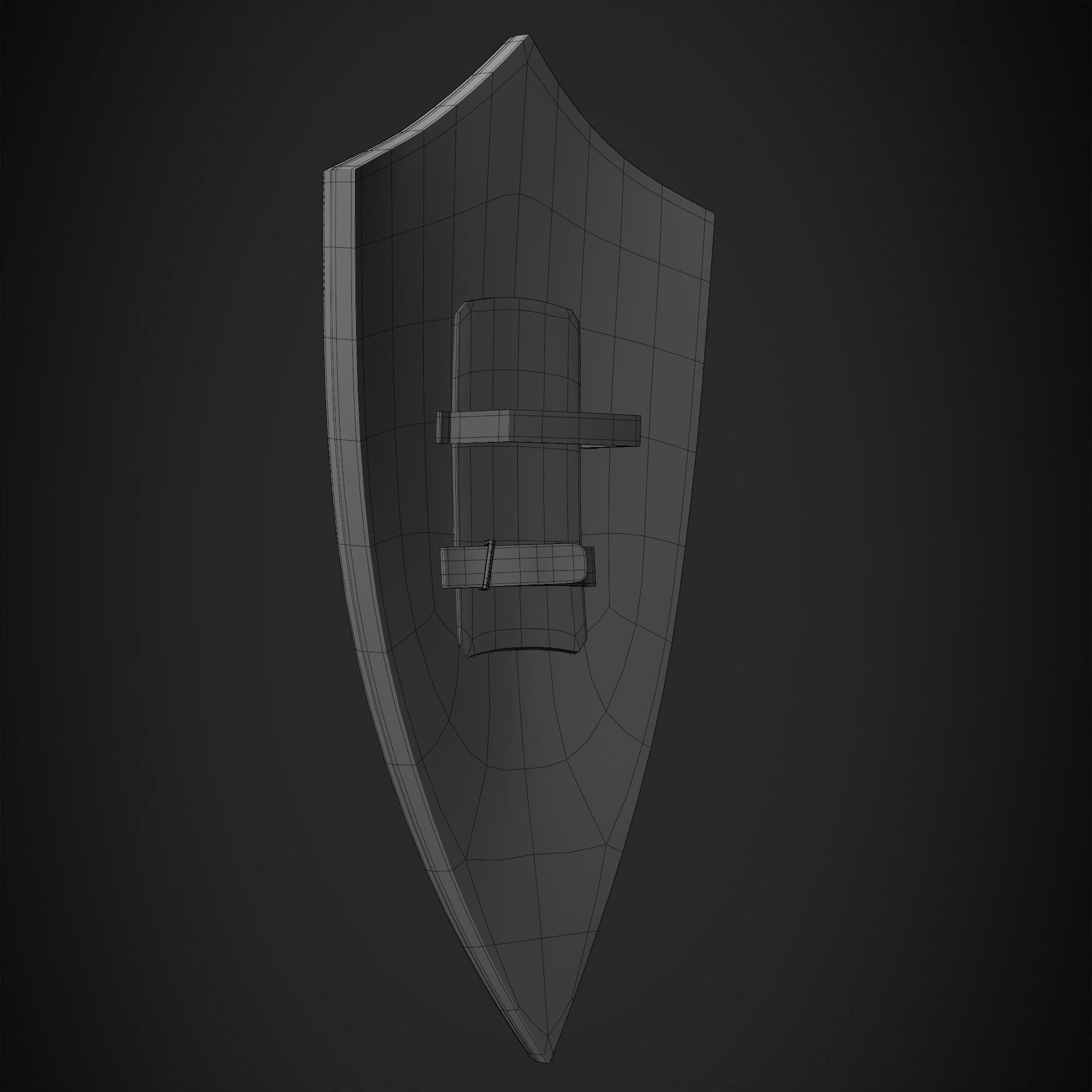 Dark Souls Crest Shield for Cosplay 3D print model_20