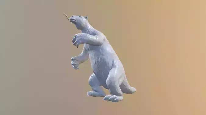Realistic Megatherium basemesh