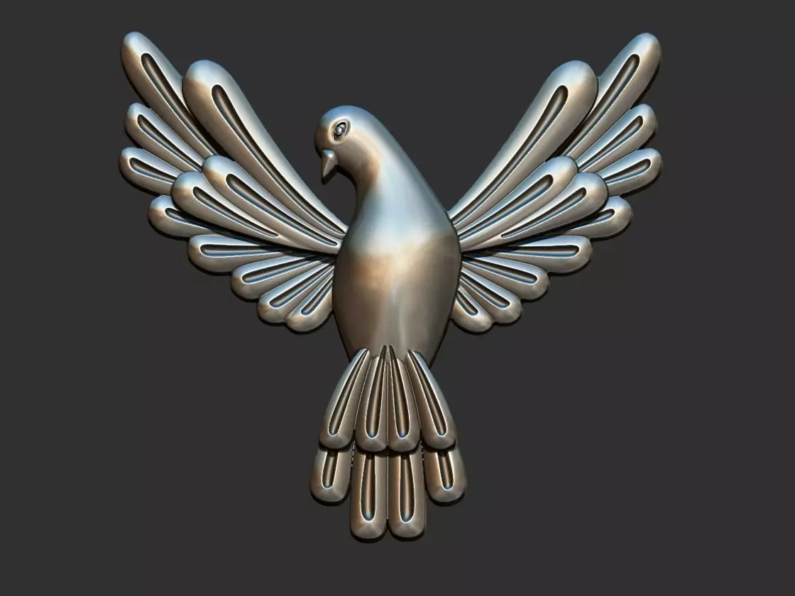 Holy Spirit dove 3D print model