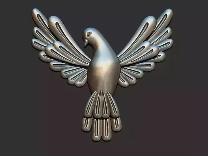 Holy Spirit dove 3D print model