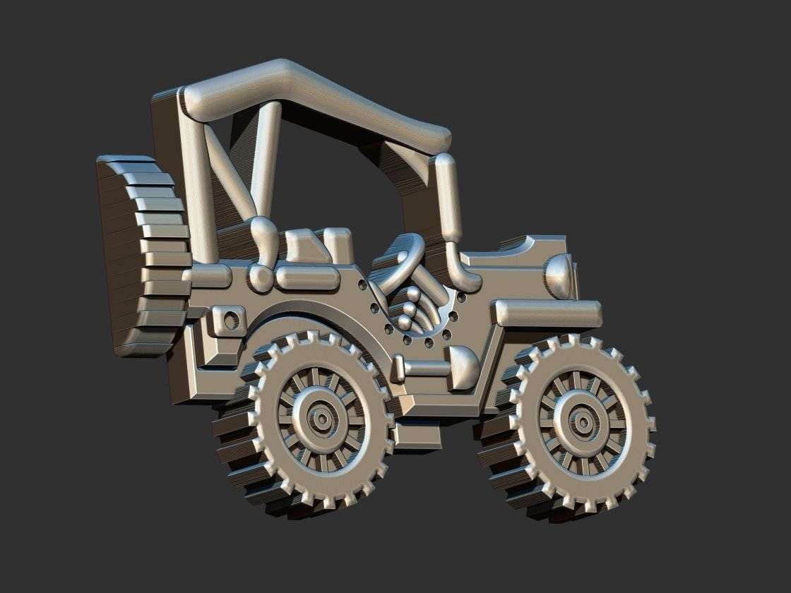 Jeep - Jipe Pendant 3D print model_1