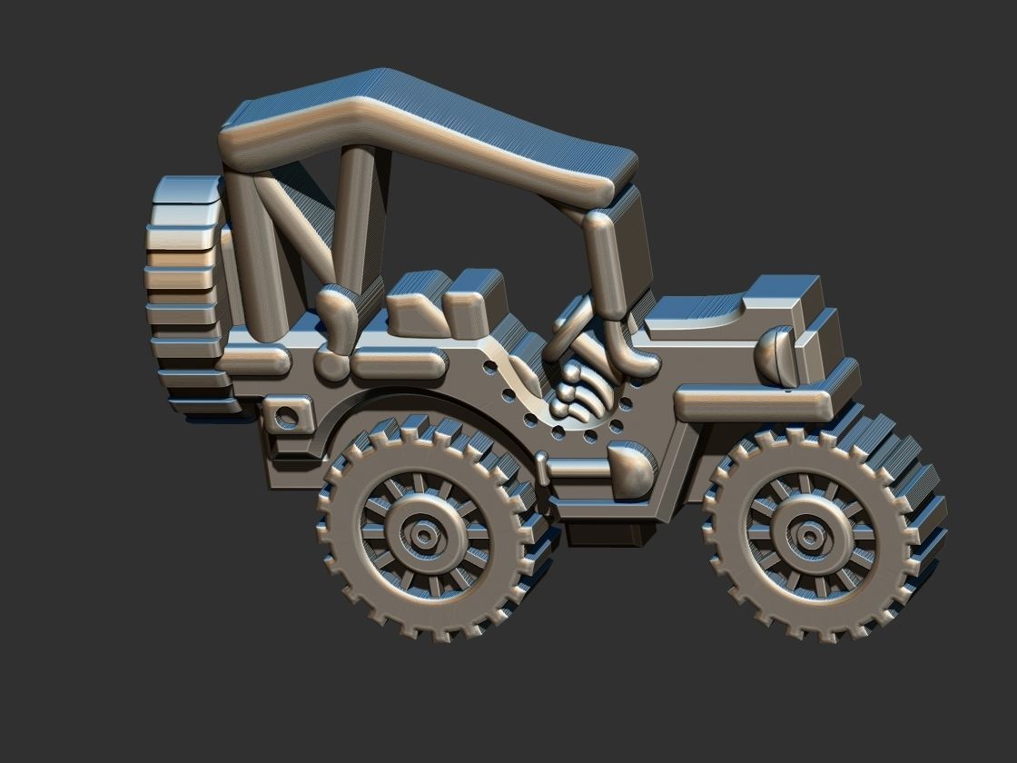 Jeep - Jipe Pendant 3D print model_9