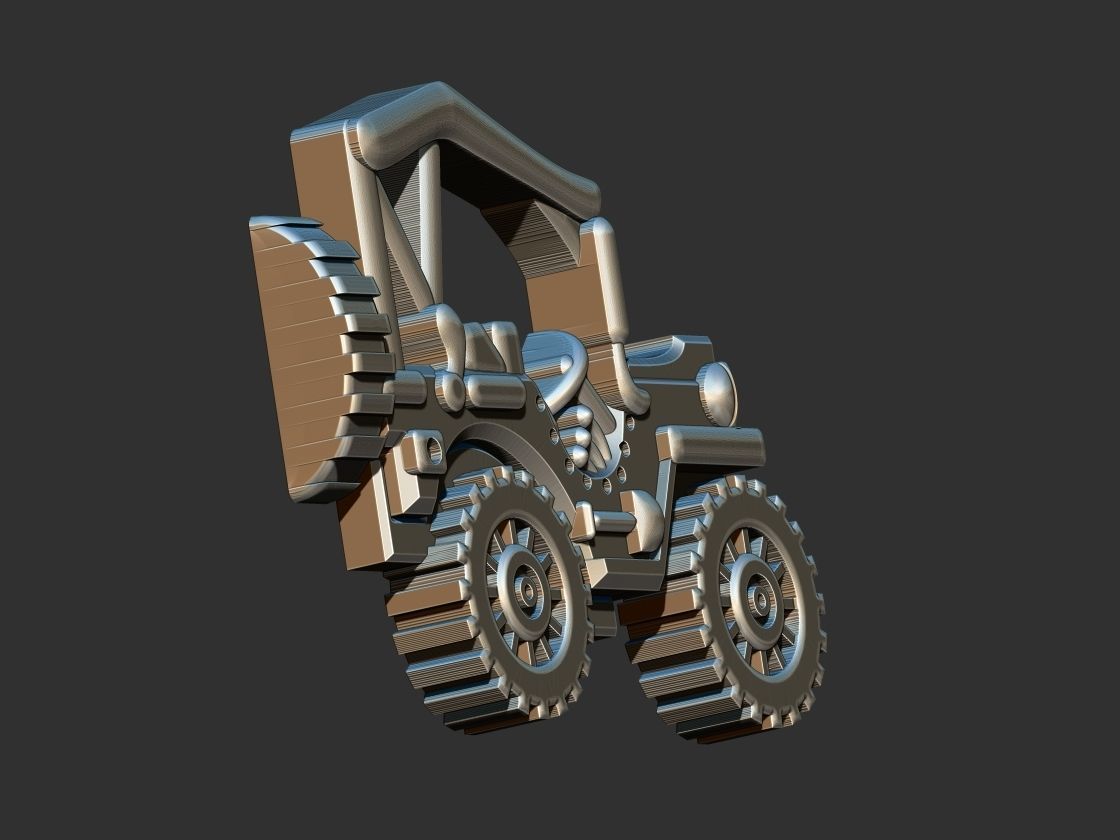 Jeep - Jipe Pendant 3D print model_2