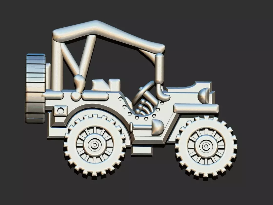 Jeep - Jipe Pendant 3D print model_0