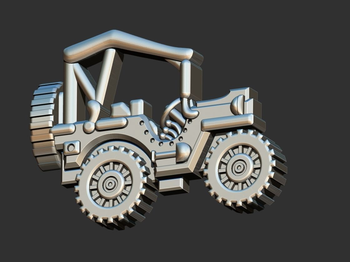 Jeep - Jipe Pendant 3D print model_8