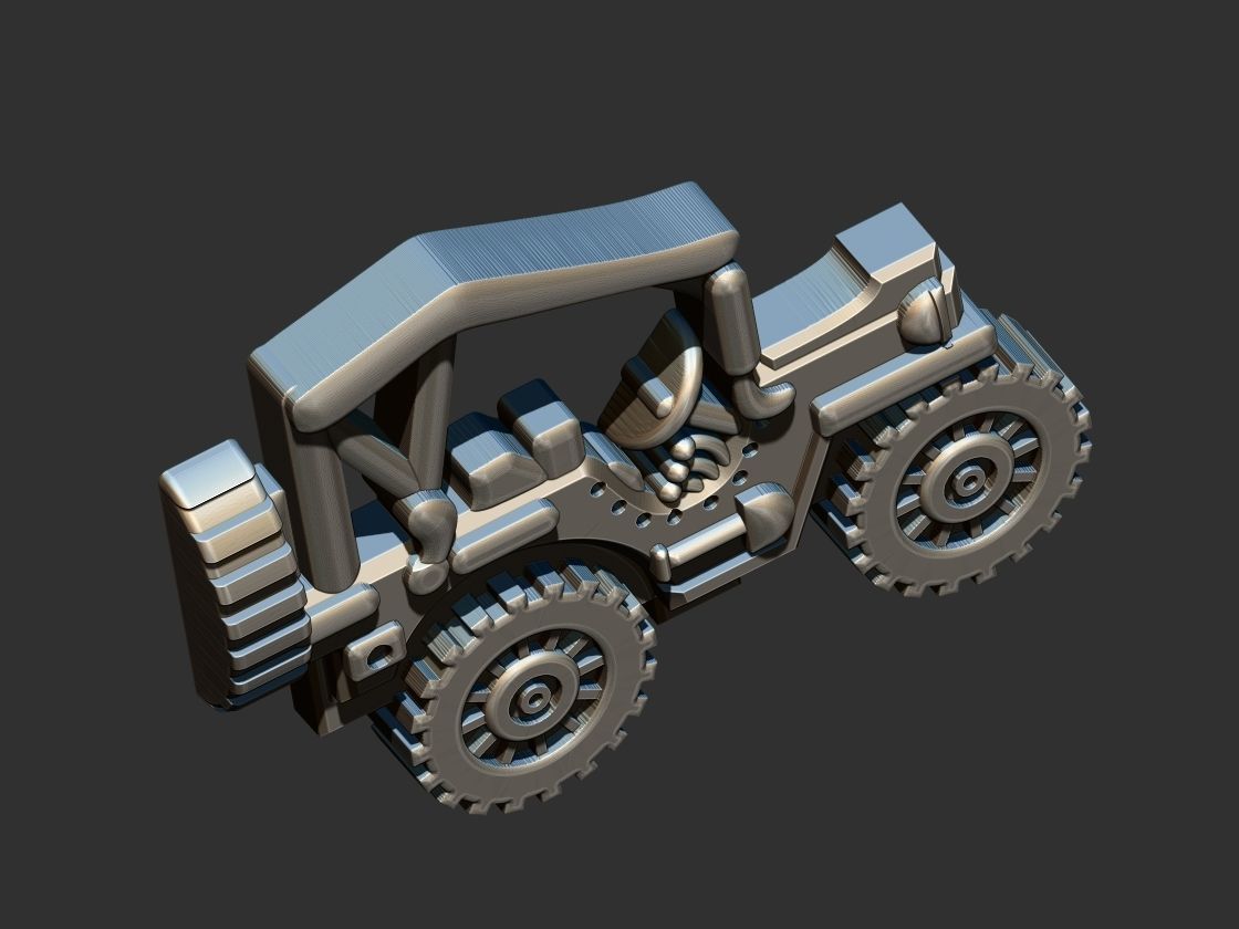 Jeep - Jipe Pendant 3D print model_12