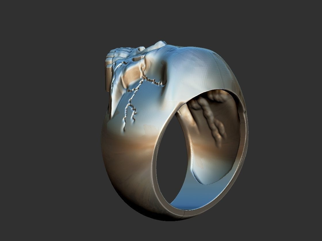 Keith Richards Skull Ring 3D print model_10