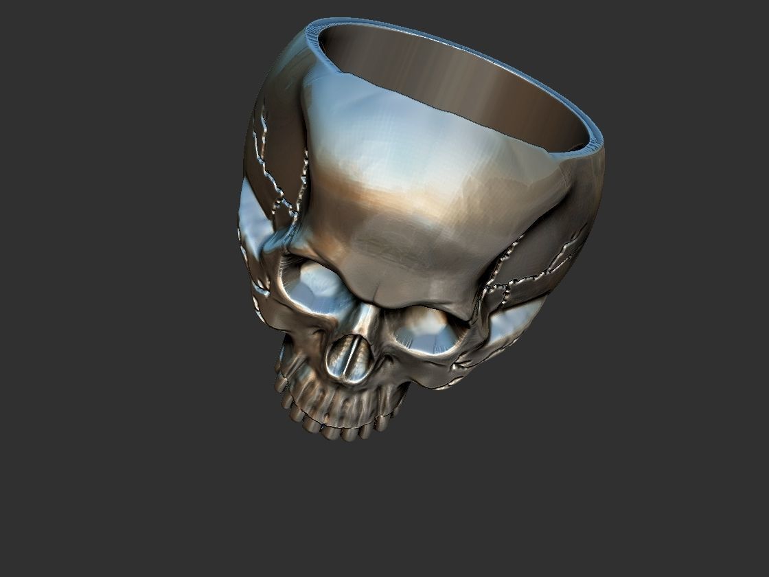 Keith Richards Skull Ring 3D print model_15