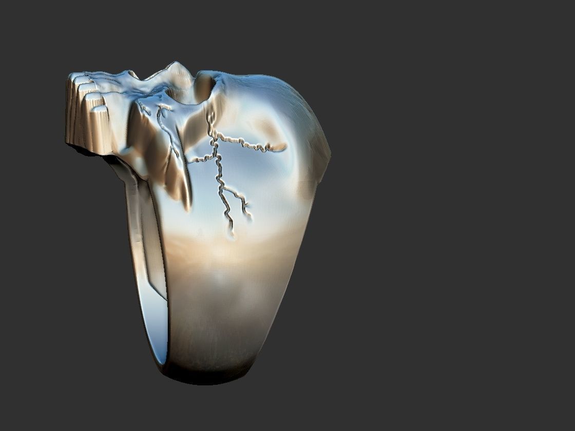 Keith Richards Skull Ring 3D print model_11