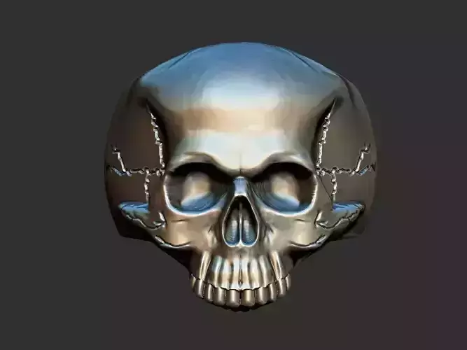 Keith Richards Skull Ring 3D print model