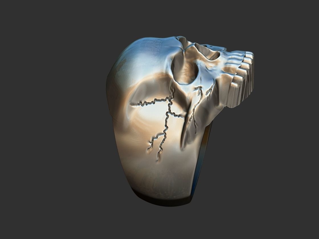Keith Richards Skull Ring 3D print model_3