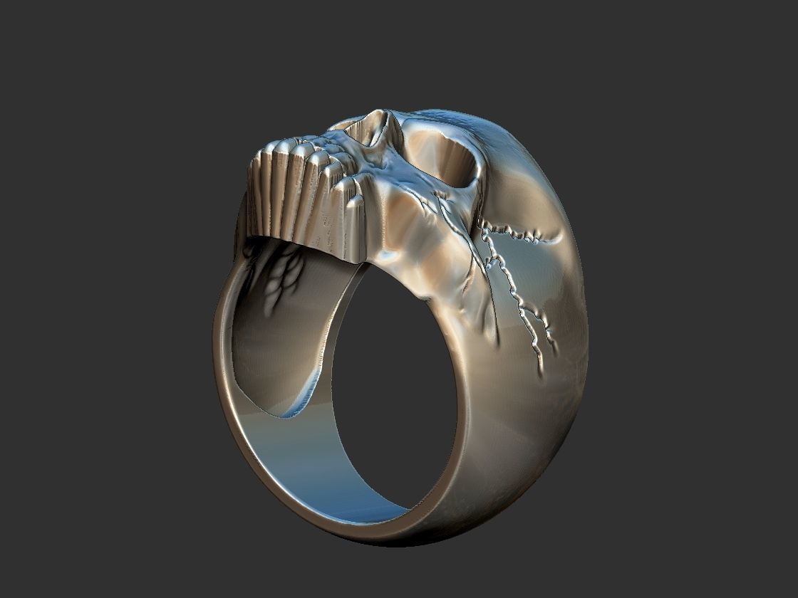 Keith Richards Skull Ring 3D print model_12