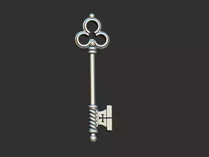 Old Key Pendant