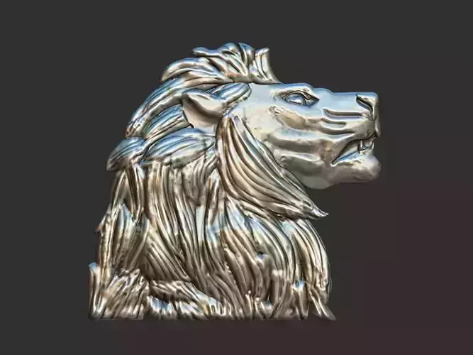 Lion Profile 3D print model