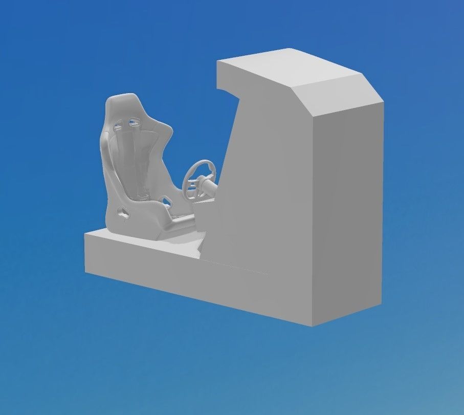 GAMING ARCADE CHAIR 1  64 1   18 1   24 1   43 AND MORE 3D print model_2
