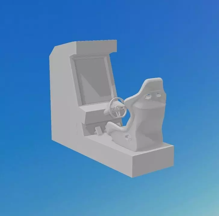 GAMING ARCADE CHAIR 1  64 1   18 1   24 1   43 AND MORE 3D print model_0