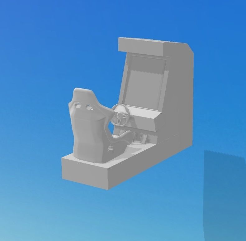 GAMING ARCADE CHAIR 1  64 1   18 1   24 1   43 AND MORE 3D print model_1