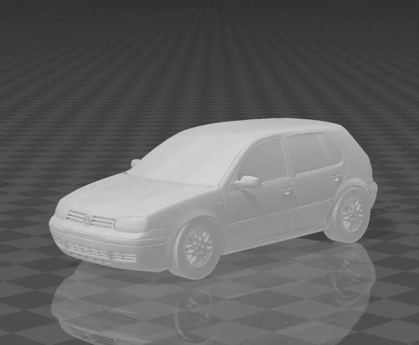 GOLF KEYCHAIN 3D print model_0