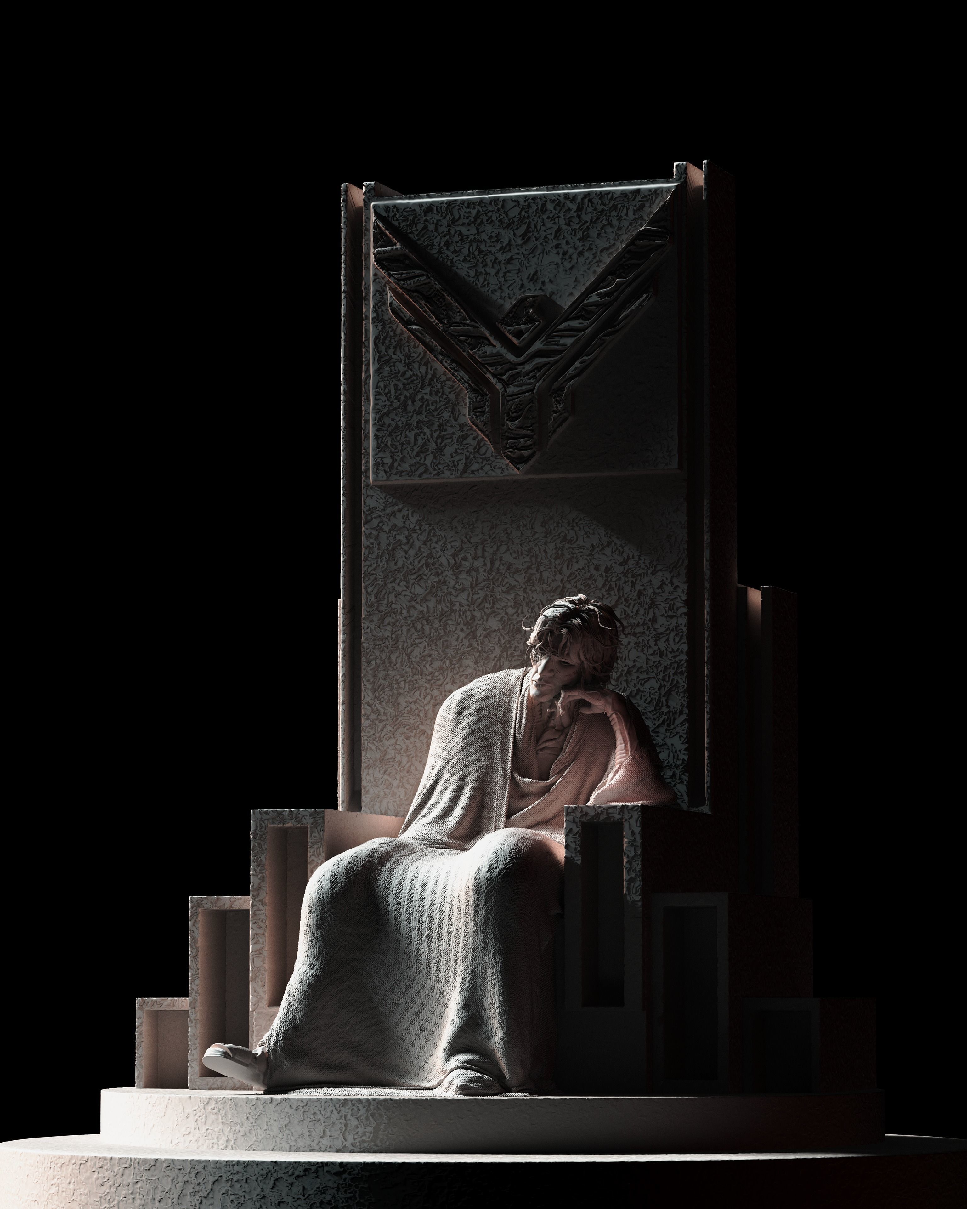 DUNE - Emperor of the Known Universe Paul Atreides Muad Dib 3D print model_9