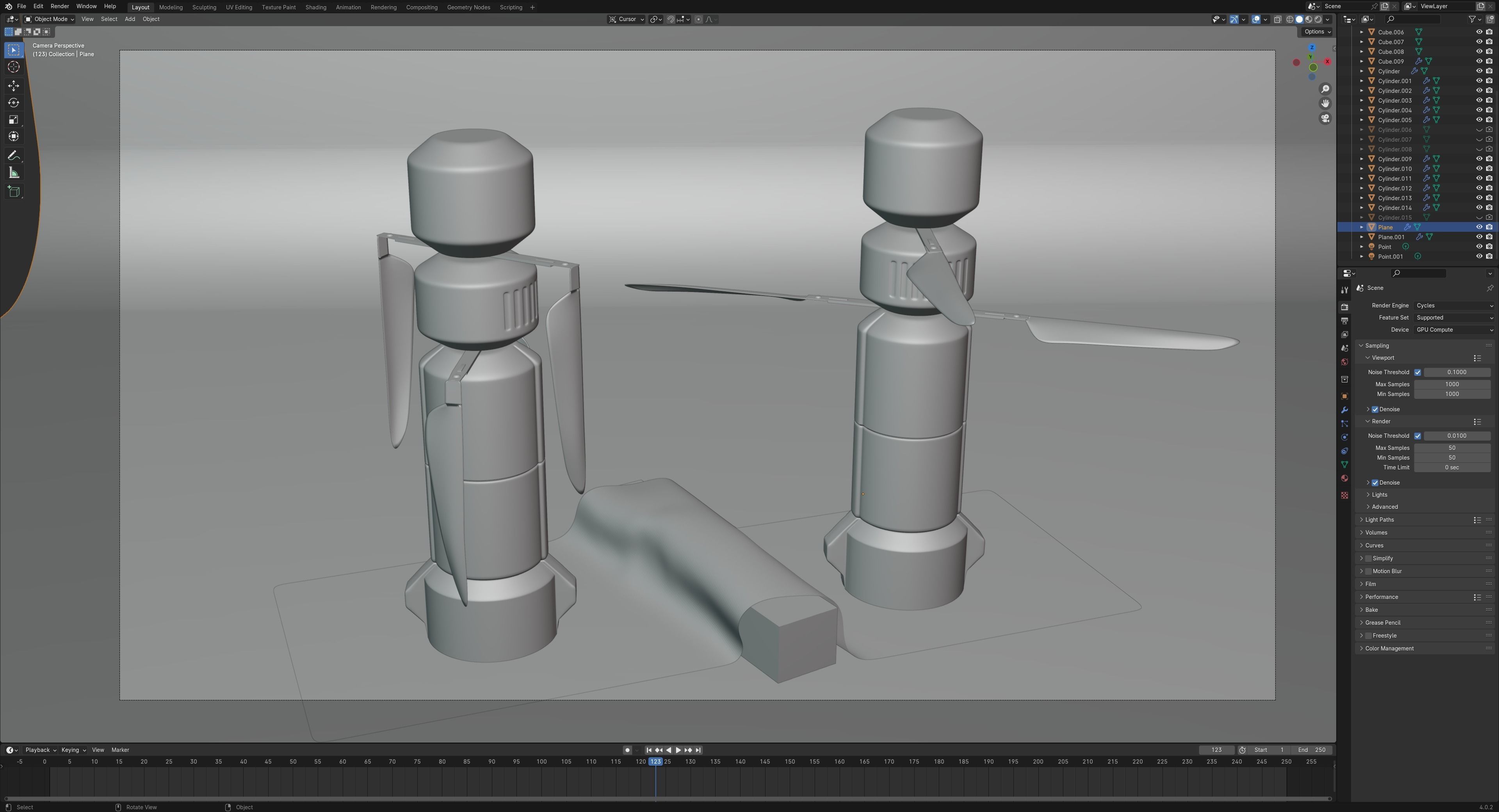 Loitering Ammunition Panzerabwehrdrone  3D model_6