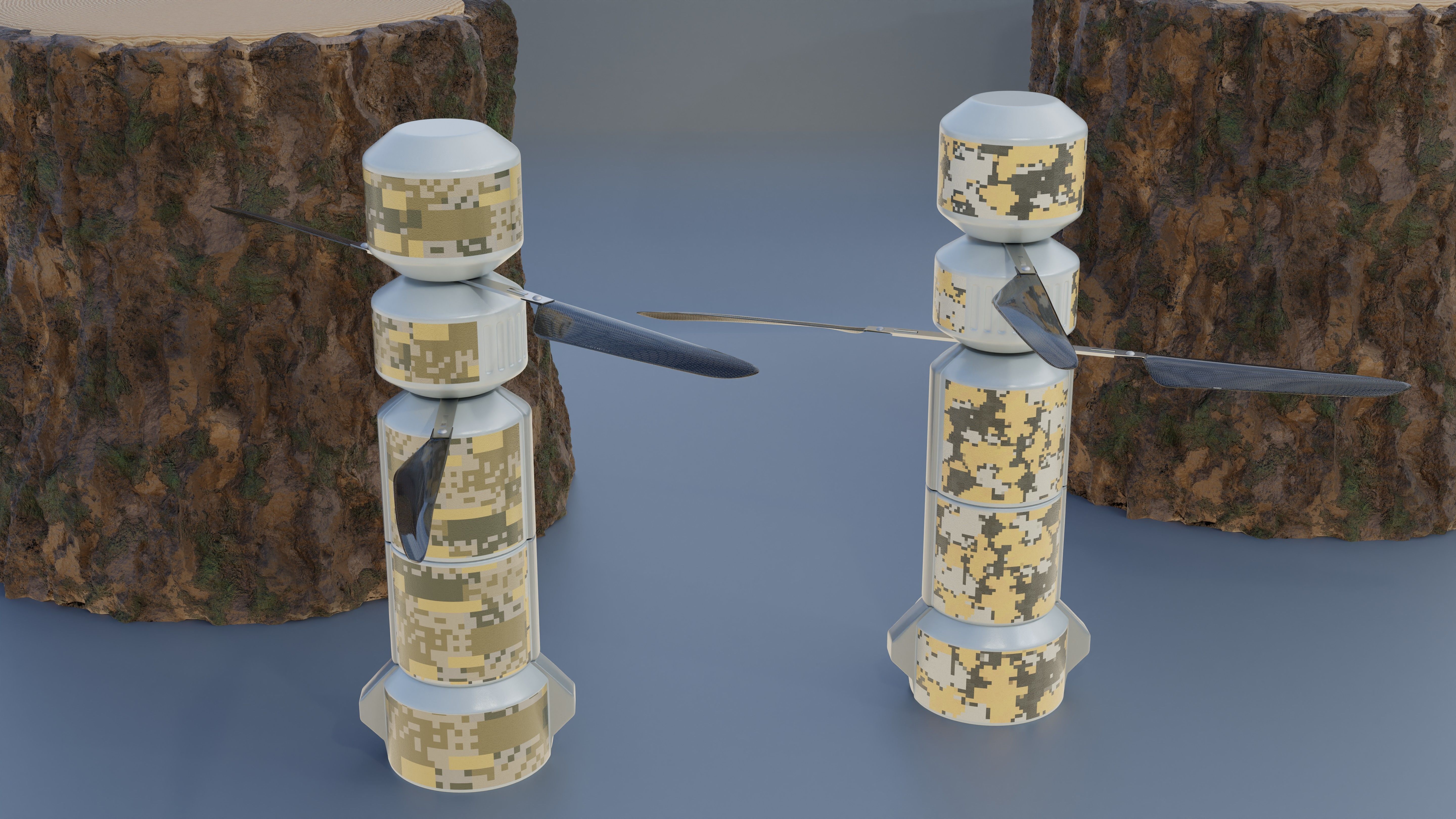 Loitering Ammunition Panzerabwehrdrone  3D model_5