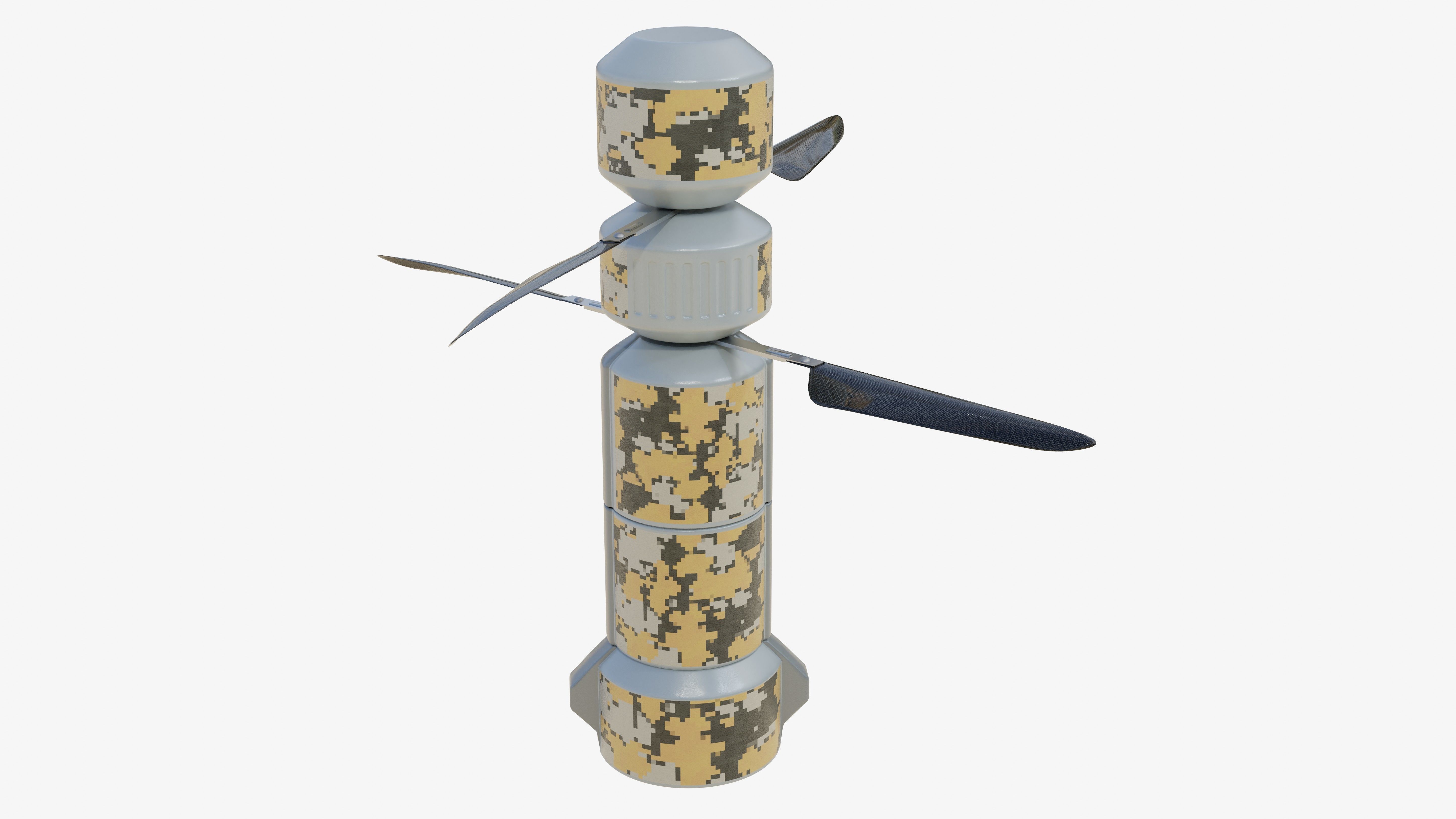 Loitering Ammunition Panzerabwehrdrone  3D model_4
