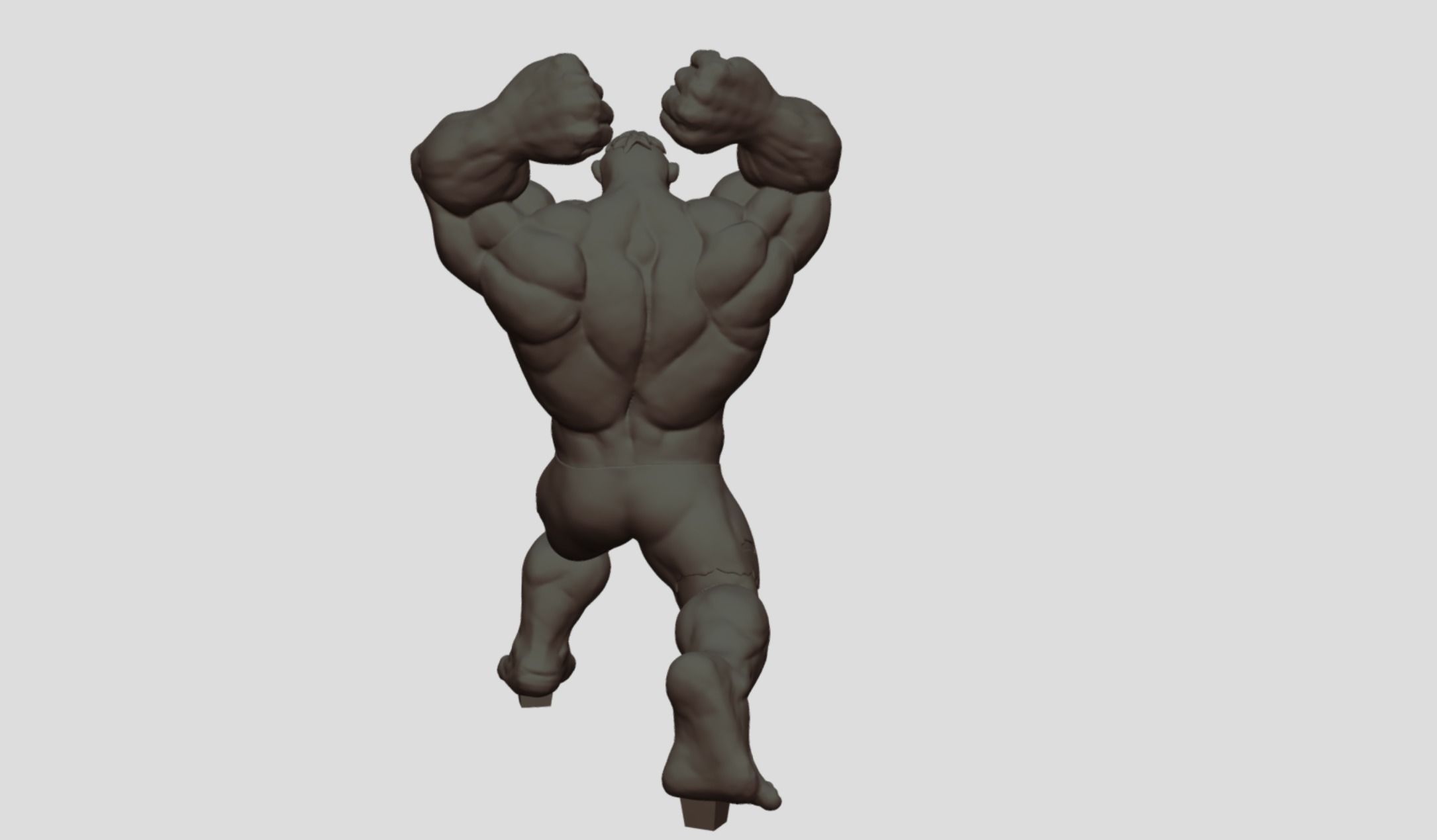 Incredible Hulk Fanart Model 3D print model_8