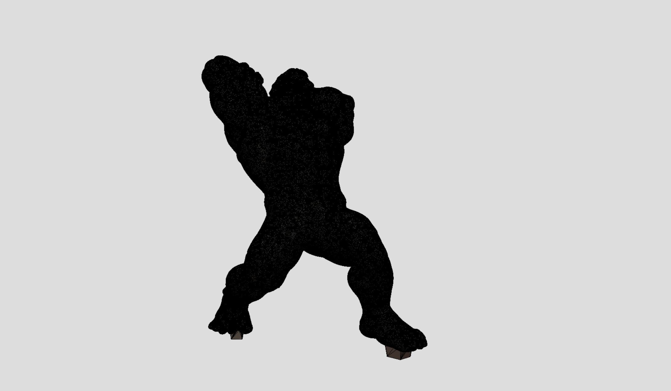 Incredible Hulk Fanart Model 3D print model_9