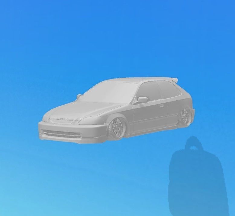 EK9 KEYCHAIN 3D print model_2