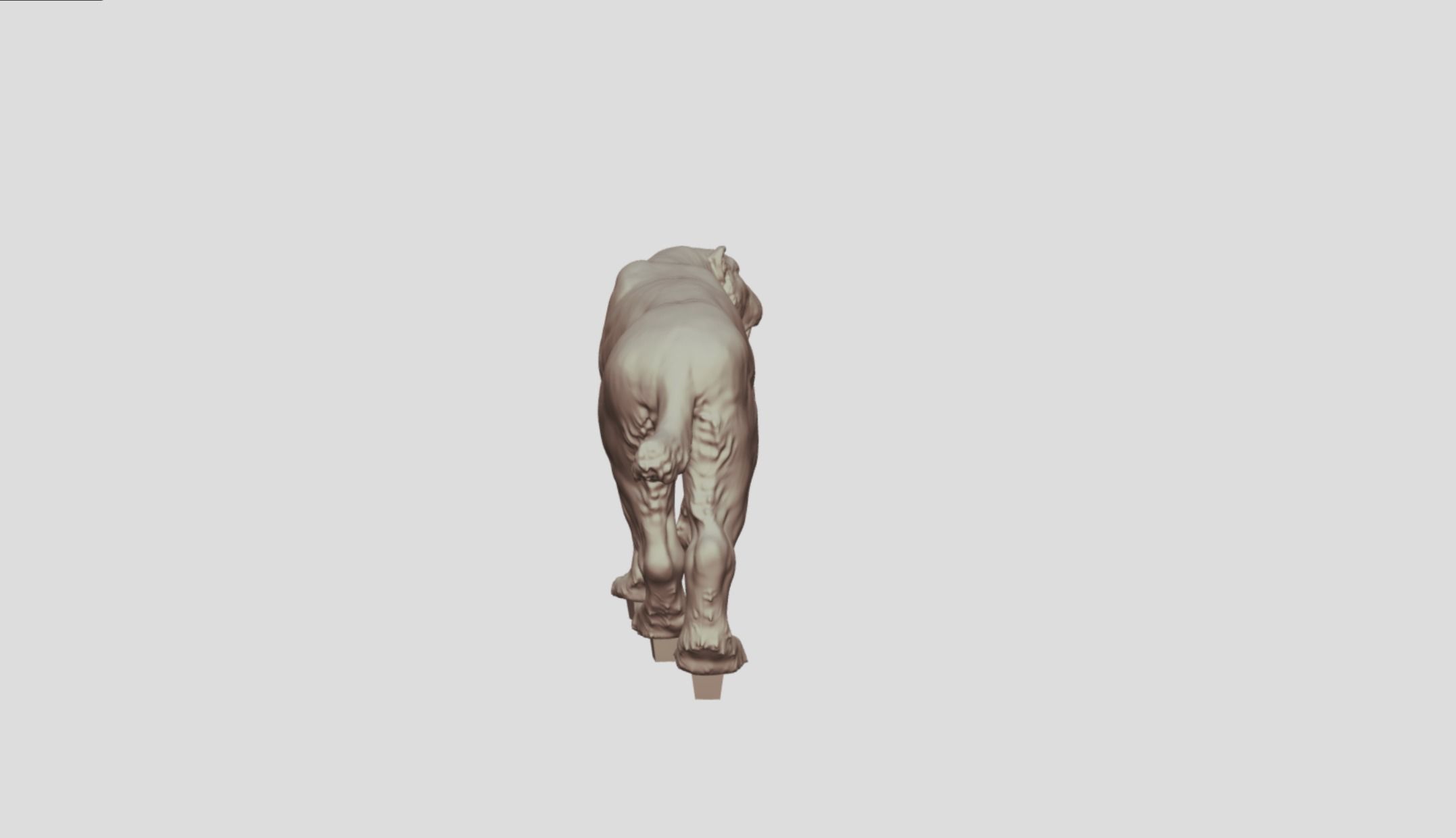 Realistic Smilodon Saber-toothed cat basemesh 3D print model_7