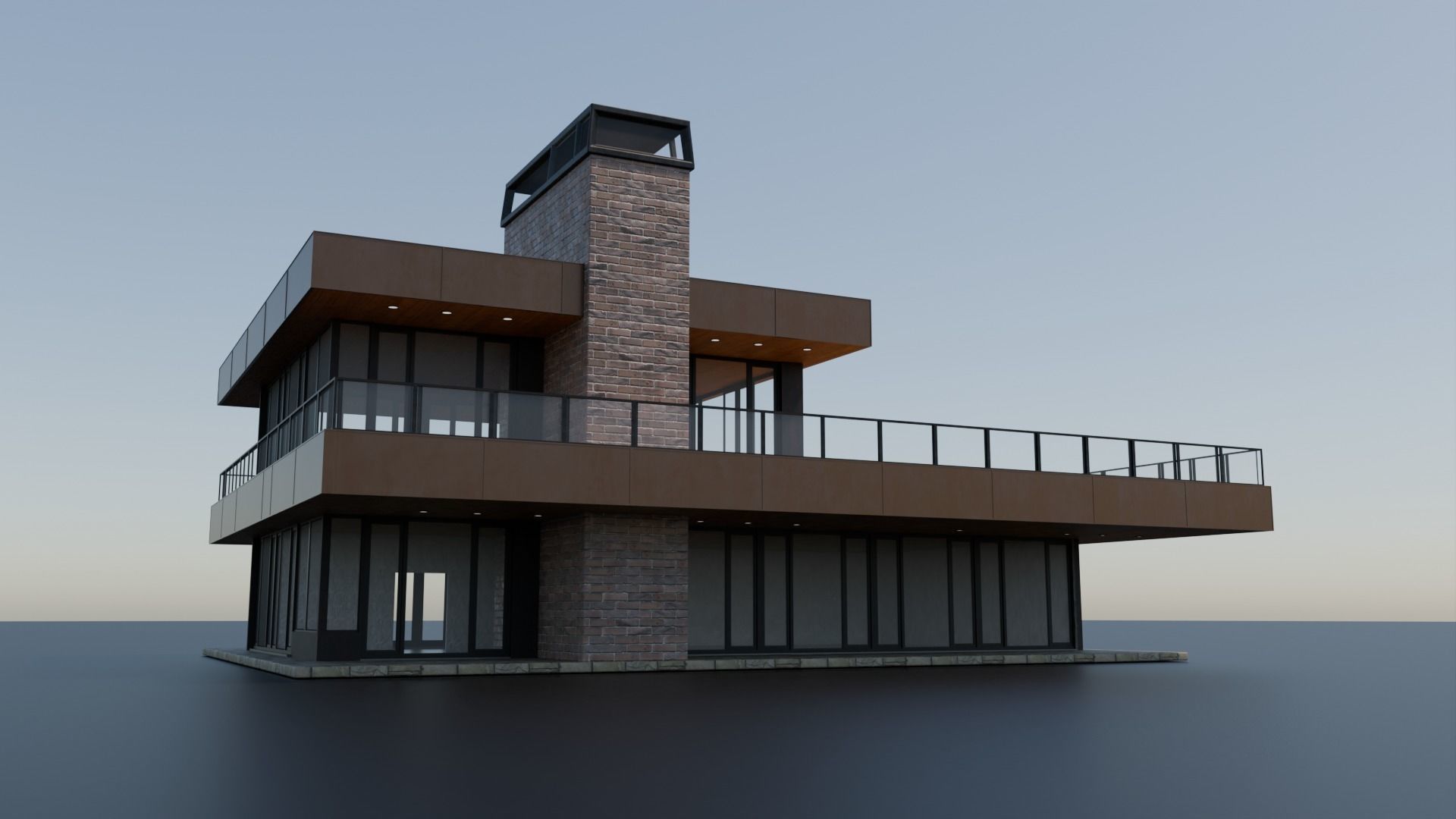 Modern House Pack Vol 1 Low-poly 3D model_3