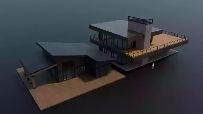 Modern House Pack Vol 1 Low-poly 3D model