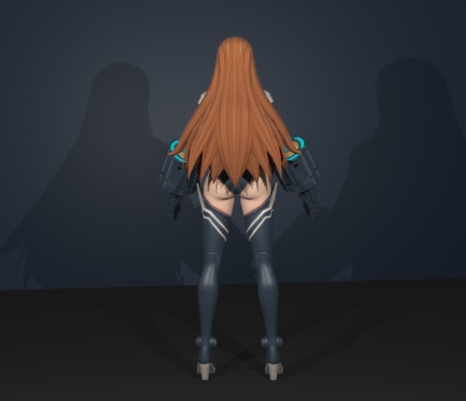 lady maxima 3D model_4