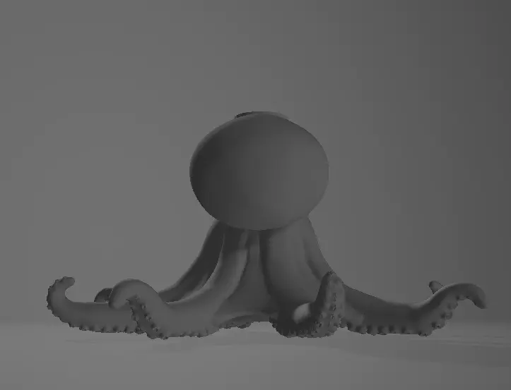 OCTOPUS HEAD FOR SHOWER 3D print model