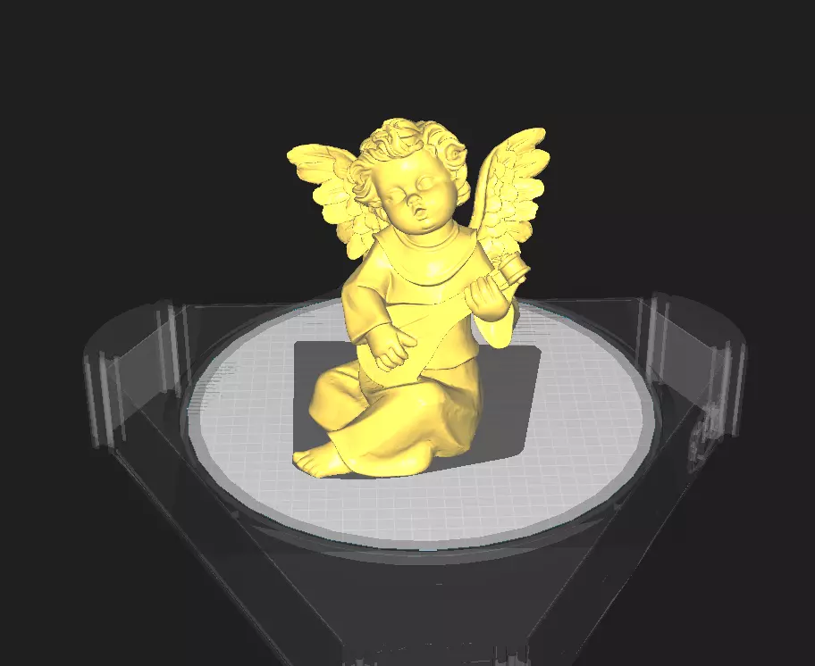 Angel nativity scene 3D Model 3D print model_0