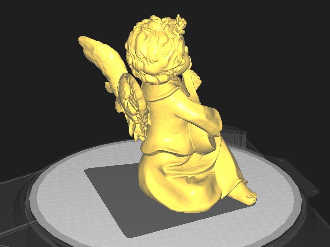 Angel nativity scene 3D Model 3D print model_3