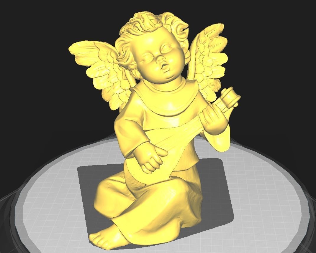 Angel nativity scene 3D Model 3D print model_1