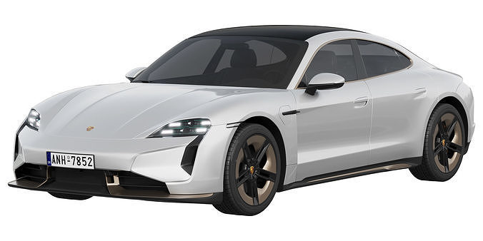 Porsche Taycan Turbo S 2024 3D model