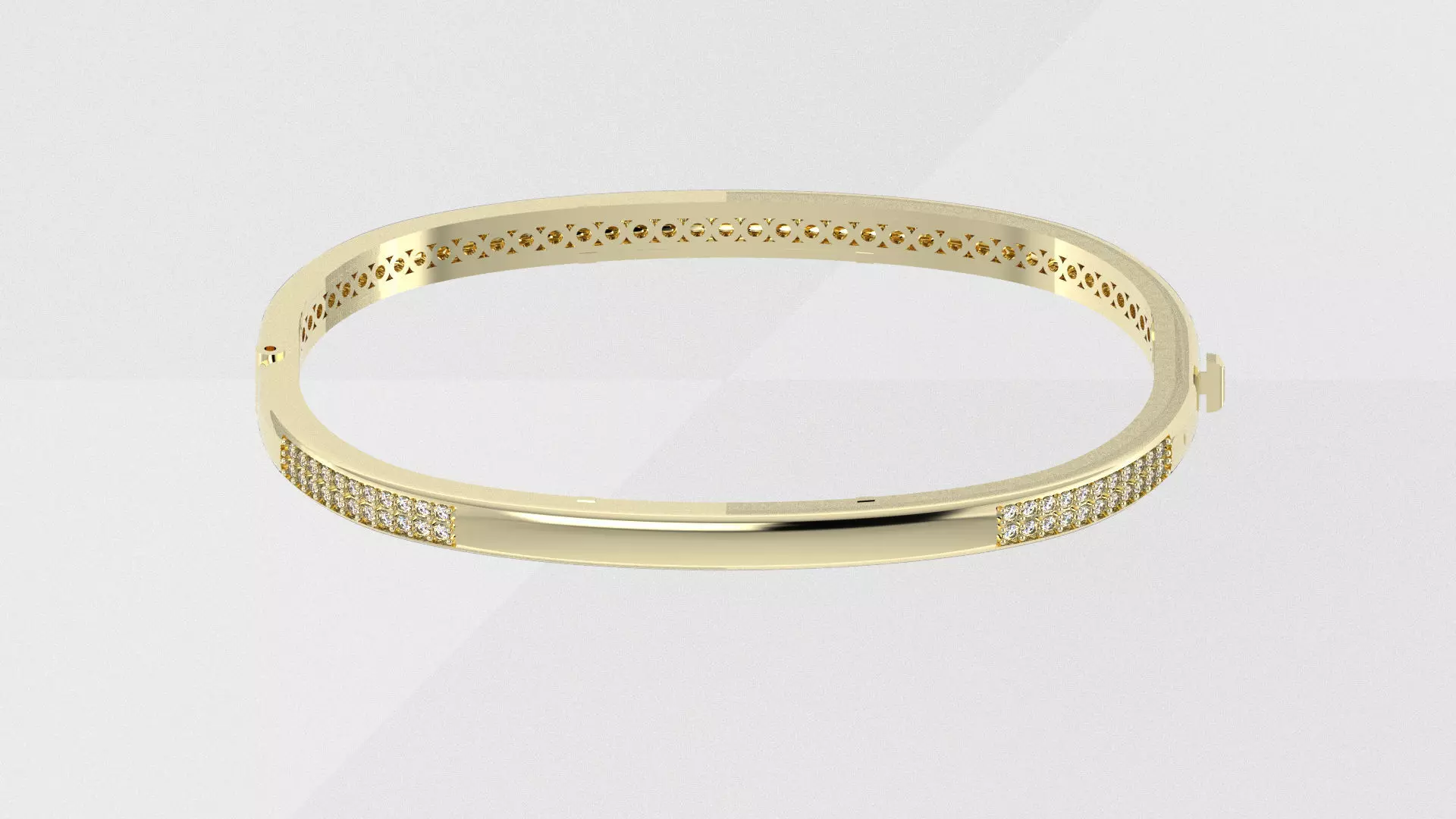 Cushion Case Bracelet- Bangle Printable Ready 3D print model_0