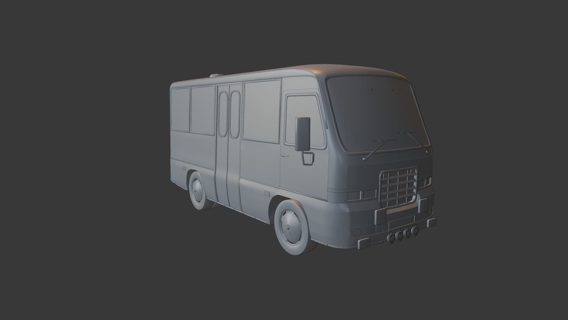 Otokar Magirus M2000 3D model_1