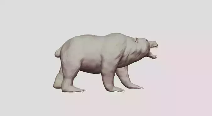 Growling Grizzly Bear