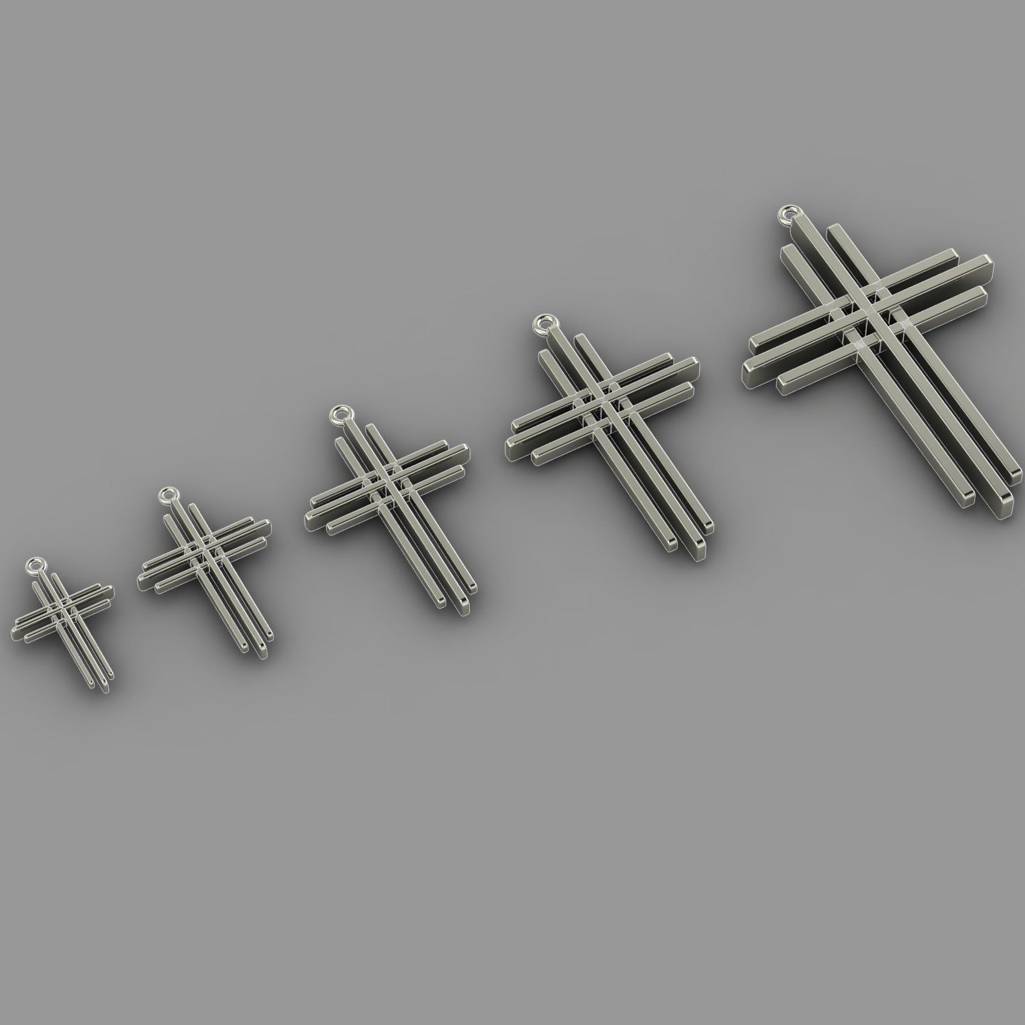 KUTSAL PIRLANTA HAC KOLYE 3DM STL OBJ FBX 3D BASKI MODELI 3D print model_3