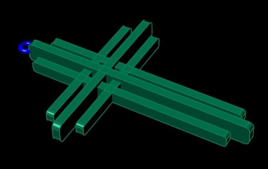 KUTSAL PIRLANTA HAC KOLYE 3DM STL OBJ FBX 3D BASKI MODELI 3D print model_15