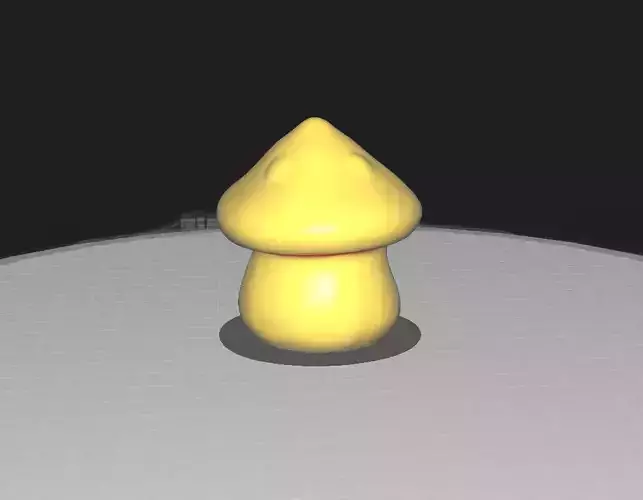 3D Mushroom Model